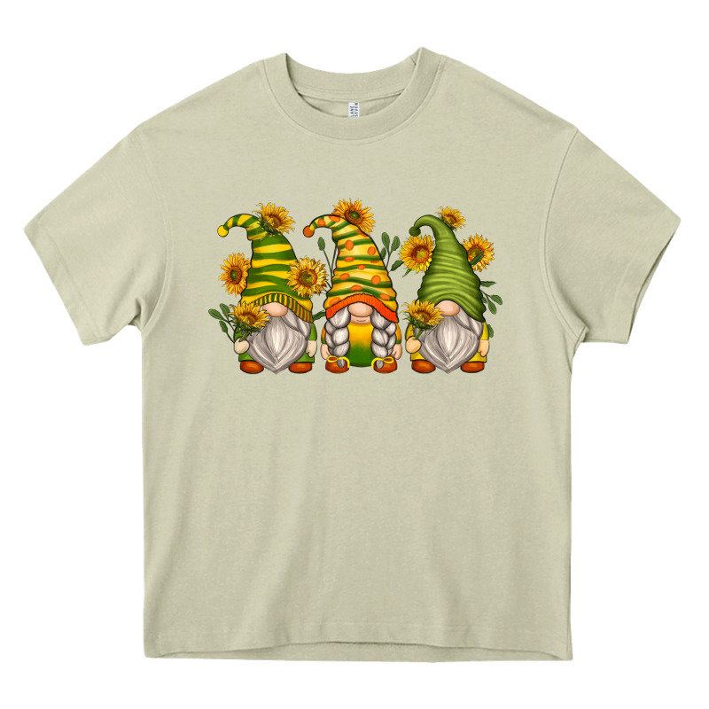 Sunflower Gnomes Heavy Core Tee by Zillion Design Studio | Teevron