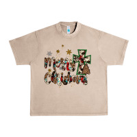 French Oak merry christmas wood slice ornament Urban Heavy Tee - JahusDesignShop