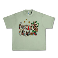 Oil Green merry christmas wood slice ornament Urban Heavy Tee - JahusDesignShop