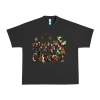 Pigment Black merry christmas wood slice ornament Urban Heavy Tee - JahusDesignShop