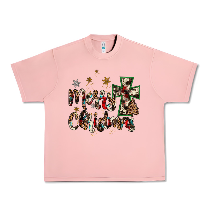 Merry Christmas Wood Slice Ornament Urban Heavy Tee by JahusDesignShop | Teevron