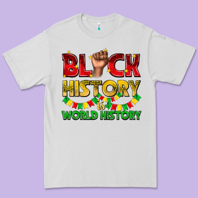 Premium Tee black history is world history