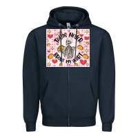 Navy tacos never broke my heart Zipper Hoodie - MaliasSmallBusiness