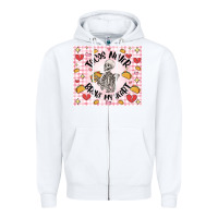 White tacos never broke my heart Zipper Hoodie - MaliasSmallBusiness