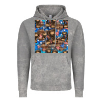 Cloud Rock 4th of juky veteran boots seamless pattern Vintage Hoodie - HRA Design Shop