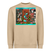 Mushroom easter bunny's leopard cowhide cactus Heavyweight Sweatshirt - JahusDesignShop