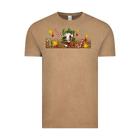 Vintage Coffee Christmas feeling jolly cow Vintage Tee - Artiststas