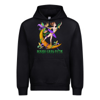 Black mardi gras cutie Urban Hoodie - CowGirlArtShop