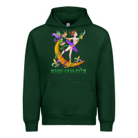 Forest Green mardi gras cutie Urban Hoodie - CowGirlArtShop