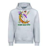 Heather Grey mardi gras cutie Urban Hoodie - CowGirlArtShop