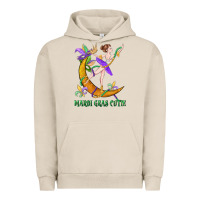 Pigment French Oak mardi gras cutie Urban Hoodie - CowGirlArtShop