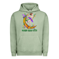 Pigment Oil Green mardi gras cutie Urban Hoodie - CowGirlArtShop
