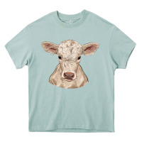Arona charolais calf Heavy Core Tee - RanaPortraitStore