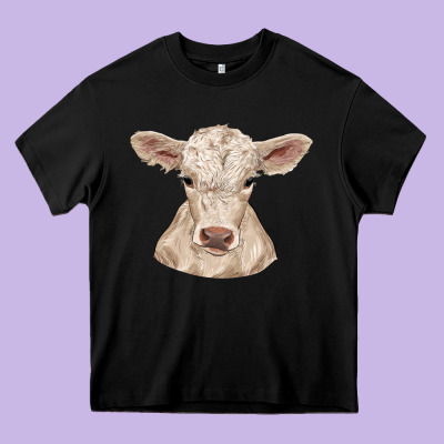 Heavy Core Tee charolais calf