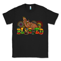Black blessed afro woman hands Classic Tee - AdoDesignShop