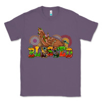 Lavender blessed afro woman hands Classic Tee - AdoDesignShop