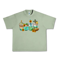 Oil Green jesus coffee cups Urban Heavy Tee - AdoDesignShop