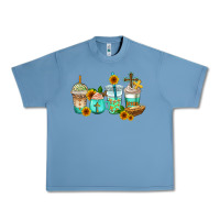 Pebble Blue jesus coffee cups Urban Heavy Tee - AdoDesignShop