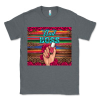 Charcoal Heather nail boss Classic Tee - Artiststas
