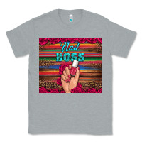 Heather Grey nail boss Classic Tee - Artiststas