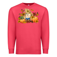 Cardinal fall scarecrow Premium Sweatshirt - LillyAllenDesigns