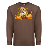 Chestnut fall scarecrow Premium Sweatshirt - LillyAllenDesigns
