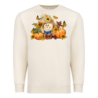 Sandshell fall scarecrow Premium Sweatshirt - LillyAllenDesigns