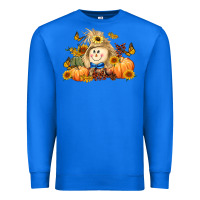True Royal fall scarecrow Premium Sweatshirt - LillyAllenDesigns
