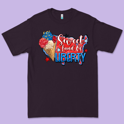 Sweet Land Of Liberty Premium Tee Designed By Zillion Design Studio