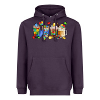 Plum image title puzzlethemed beverages and accessories Heavyweight Hoodie - LillyAllenDesigns