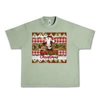 Oil Green Moooey christmas Urban Heavy Tee - Artiststas