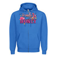 True Royal howdy honey Zipper Hoodie - MaliasSmallBusiness