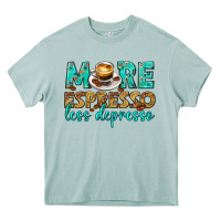 Arona more espresso less depresso western Heavy Core Tee - texasbilliewilder