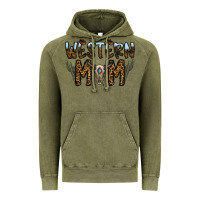Vintage Olive western mom Vintage Hoodie - CowhideDigitalArt
