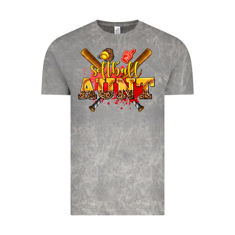 Softball Aunt Vintage Tee by AdoDesignShop | Teevron