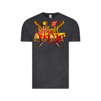 Vintage Black softball aunt Vintage Tee - AdoDesignShop