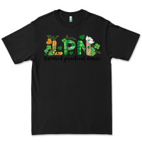 Black st. patricks day registered nurse lpn heart Premium Tee - BarkalooDesign