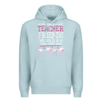 Blue Mist We Are More Than Just Teacher Friends We Are Like A Really Small Gang Premium Hoodie - Bettercallsaul