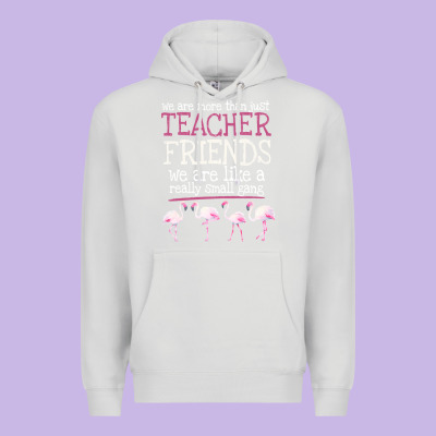 We Are More Than Just Teacher Friends We Are Like A Really Small Gang Premium Hoodie Designed By Bettercallsaul