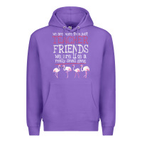 Purple We Are More Than Just Teacher Friends We Are Like A Really Small Gang Premium Hoodie - Bettercallsaul