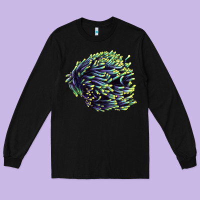 Sea Coral Long Sleeve Tee Designed By Lillyallendesigns