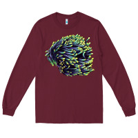 Burgundy Sea Coral Long Sleeve Tee - LillyAllenDesigns