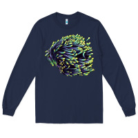 Navy Sea Coral Long Sleeve Tee - LillyAllenDesigns