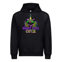 Black mardi gras cutie unicorn Urban Hoodie - CowGirlArtShop
