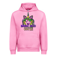 Fuchsia Pink mardi gras cutie unicorn Urban Hoodie - CowGirlArtShop