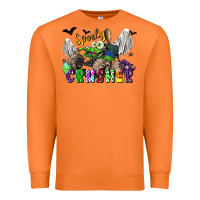Carrot spooky crusher monster truck Premium Sweatshirt - LillyAllenDesigns