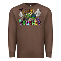 Chestnut spooky crusher monster truck Premium Sweatshirt - LillyAllenDesigns