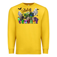 Lemon spooky crusher monster truck Premium Sweatshirt - LillyAllenDesigns