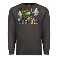Smoke spooky crusher monster truck Premium Sweatshirt - LillyAllenDesigns