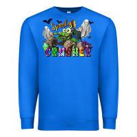 True Royal spooky crusher monster truck Premium Sweatshirt - LillyAllenDesigns